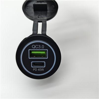 QC3.0+PD45W Fast Charging USB Charging(FDS2027)