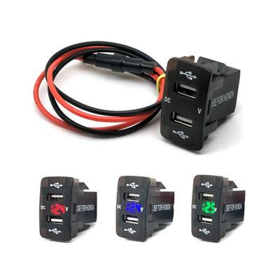  Dual USB Power Charger Socket For Toyota