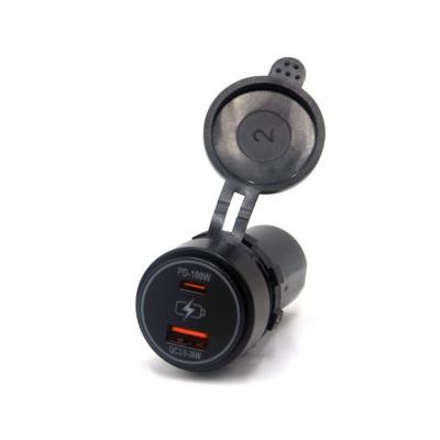 12v Usb Socket 36w QC3.0 Type -A and PD 100W(FDS2310)