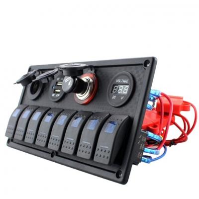 8 Gang Rocker Switch Panel(FPN-L8S4)