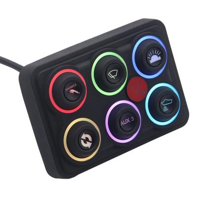 RV Off-Road Vehicle Modification Switch Touch Switch Panel(FHX13513-6/8/12/16)