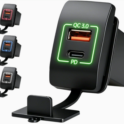 48V Marine car QC3.0 USB Socket (FYLUQJ-36)