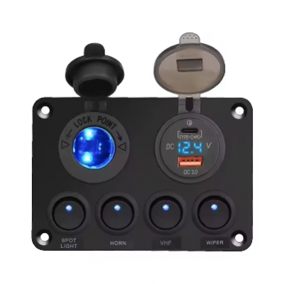 Dual port QC2.0 fast charging car charger